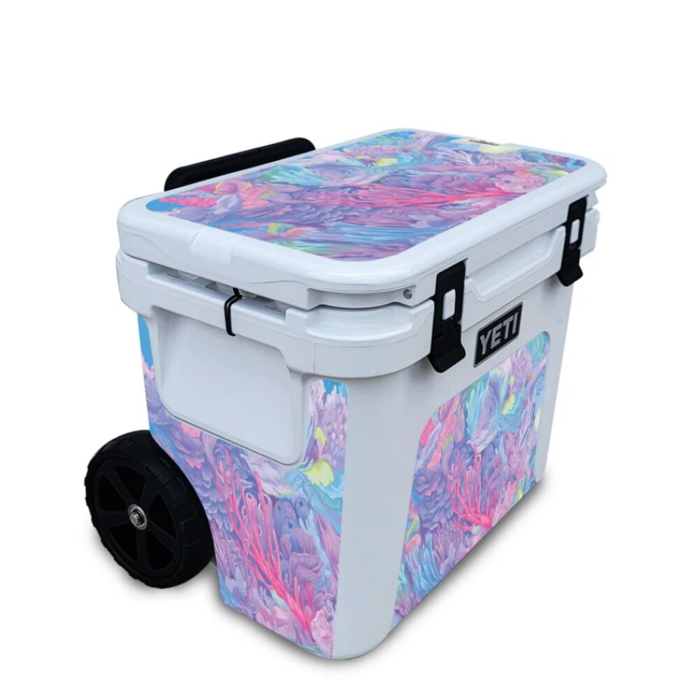 Yeti Roadie 32 Vinyl Skin Coral Reef